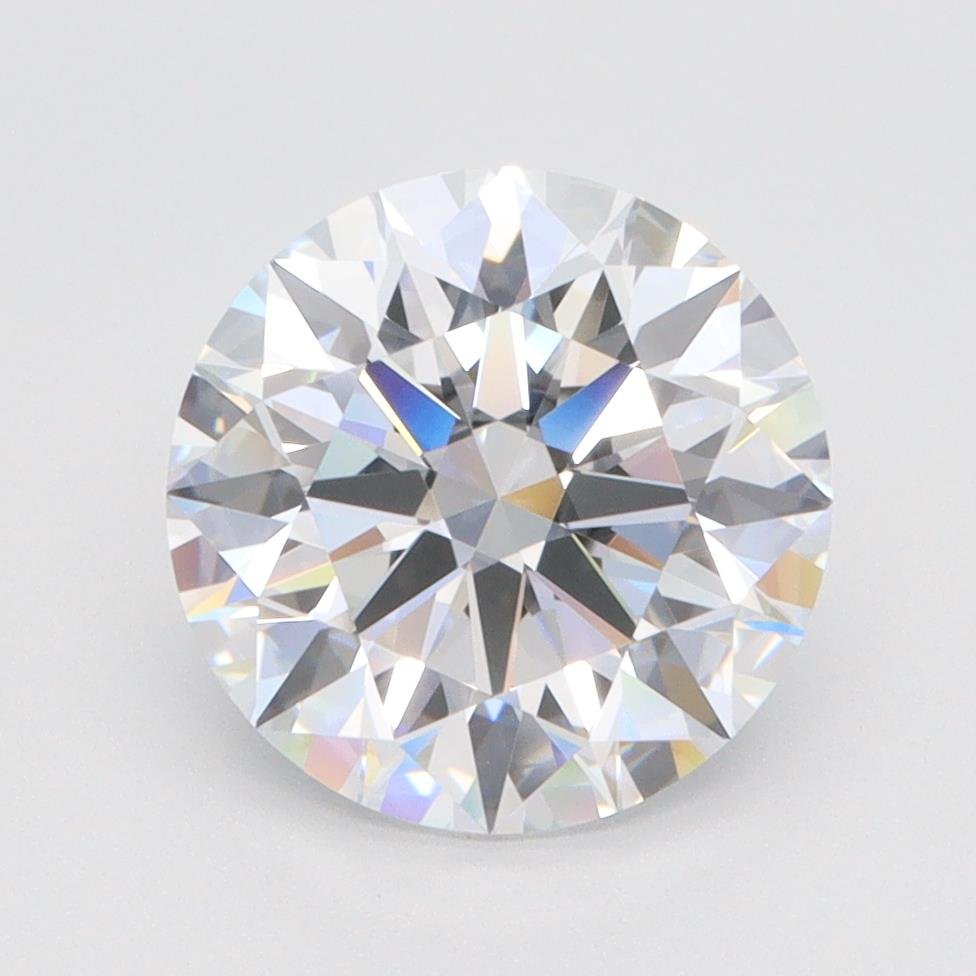 2.81ct D VVS1 Rare Carat Ideal Cut Round Lab Grown Diamond