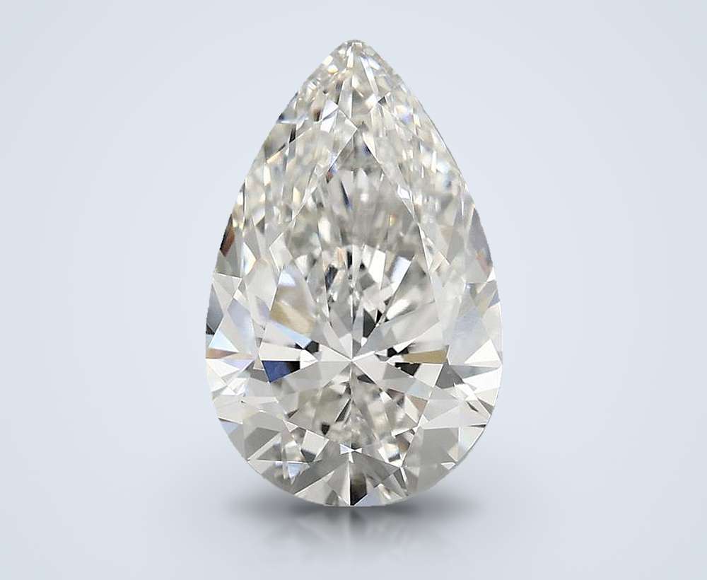 3.00 Carat Pear Lab Diamond