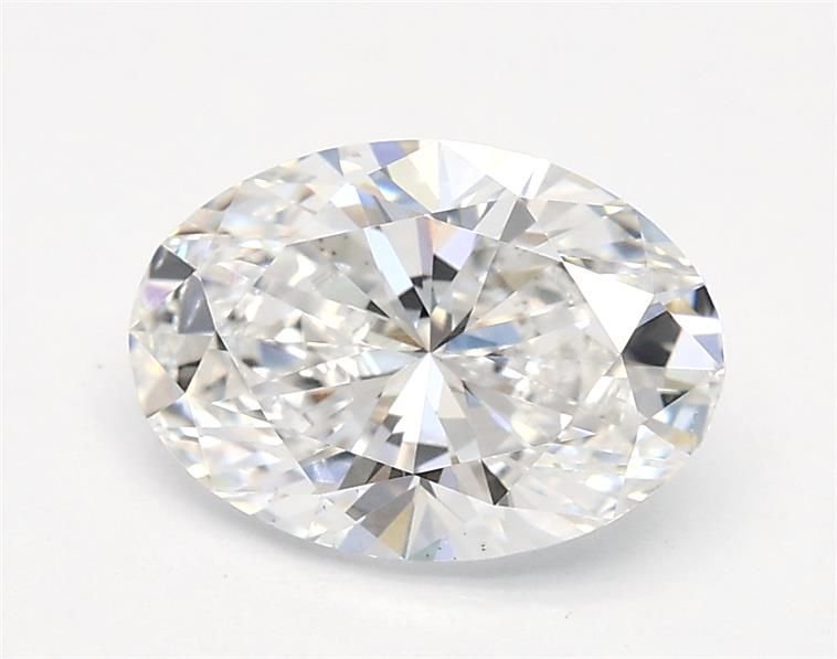 1.02ct E VS2 Rare Carat Ideal Cut Oval Lab Grown Diamond