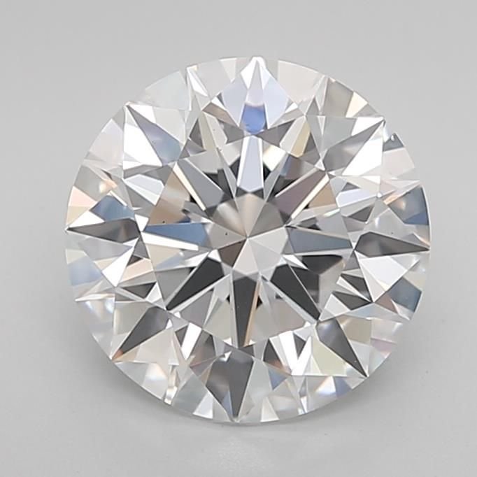 2.52ct D VS2 Rare Carat Ideal Cut Round Lab Grown Diamond