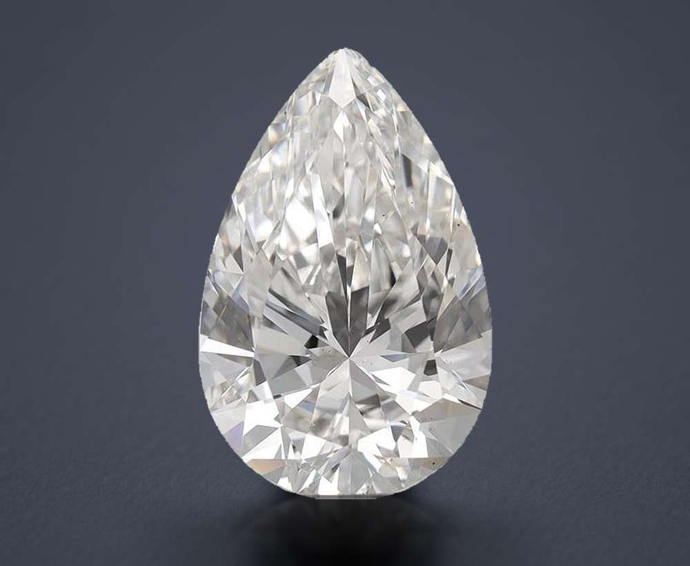 5.33 Carat Pear Lab Diamond