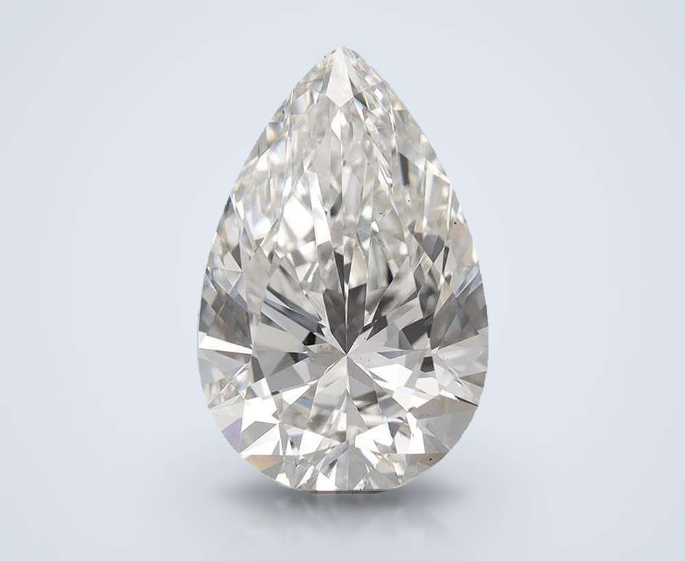 5.33 Carat Pear Lab Diamond