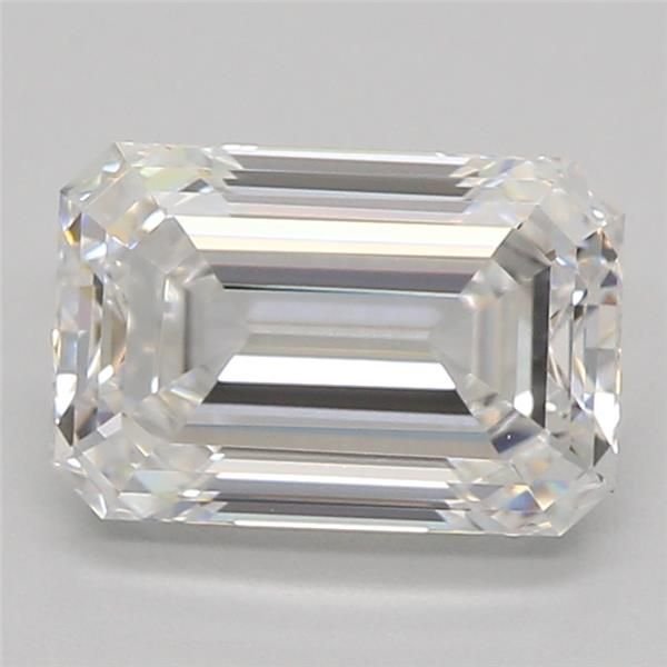 1.03ct D VVS2 Rare Carat Ideal Cut Emerald Lab Grown Diamond