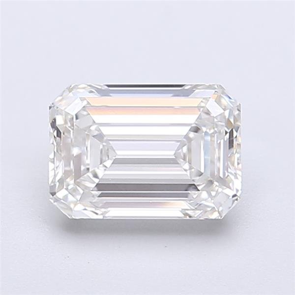 1.43ct F VVS2 Rare Carat Ideal Cut Emerald Lab Grown Diamond
