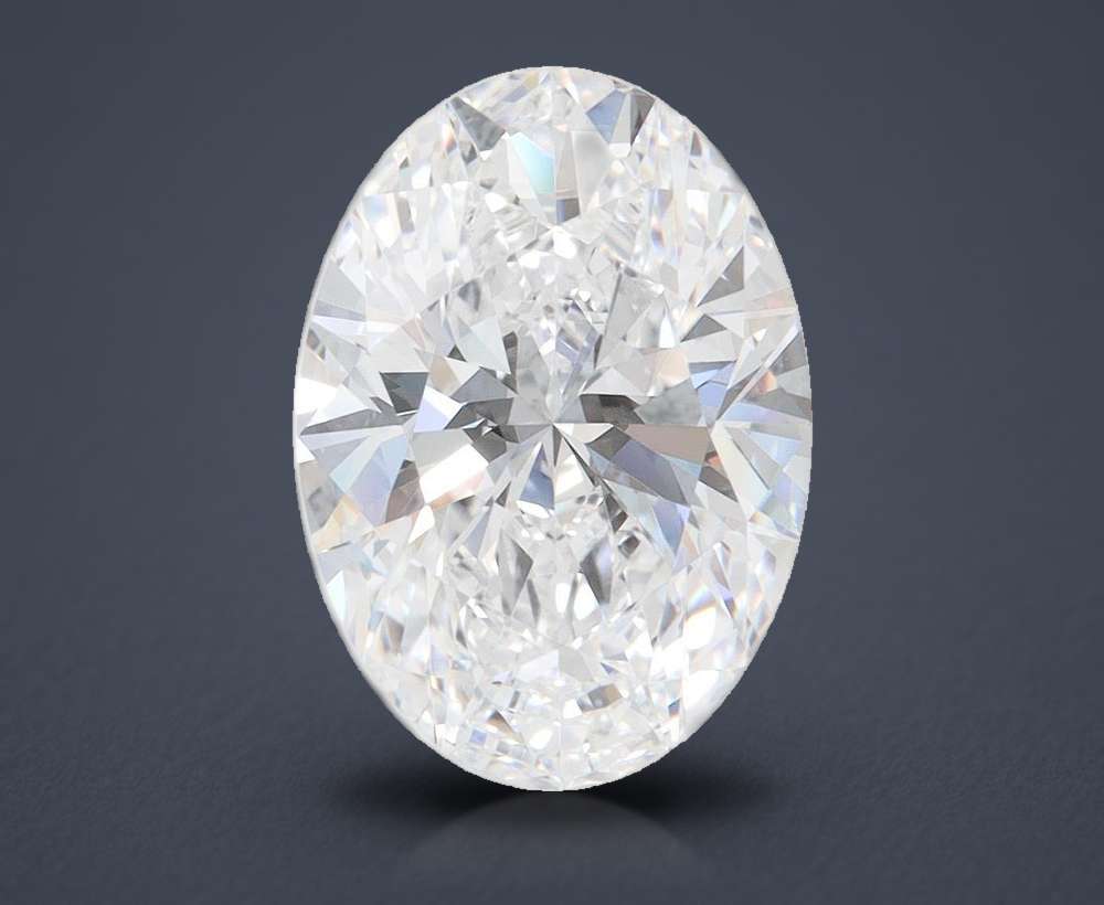 3.72 Carat Oval Lab Diamond