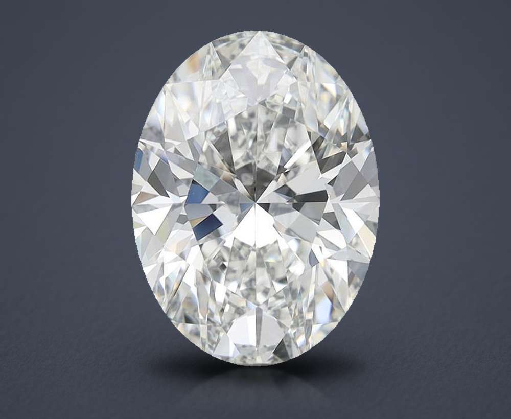 3.92 Carat Oval Lab Diamond