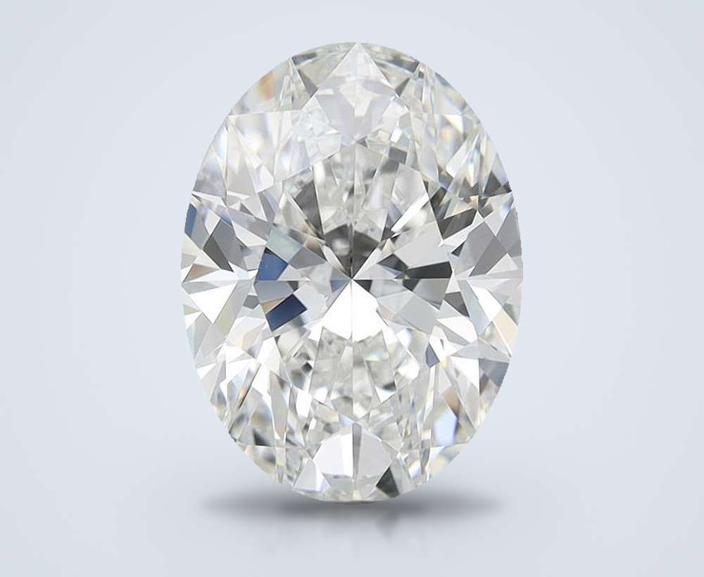 3.92 Carat Oval Lab Diamond