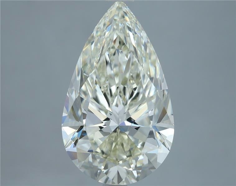 4.06ct J VVS1 Rare Carat Ideal Cut Pear Diamond