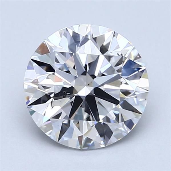 1.70ct D SI1 Rare Carat Ideal Cut Round Diamond