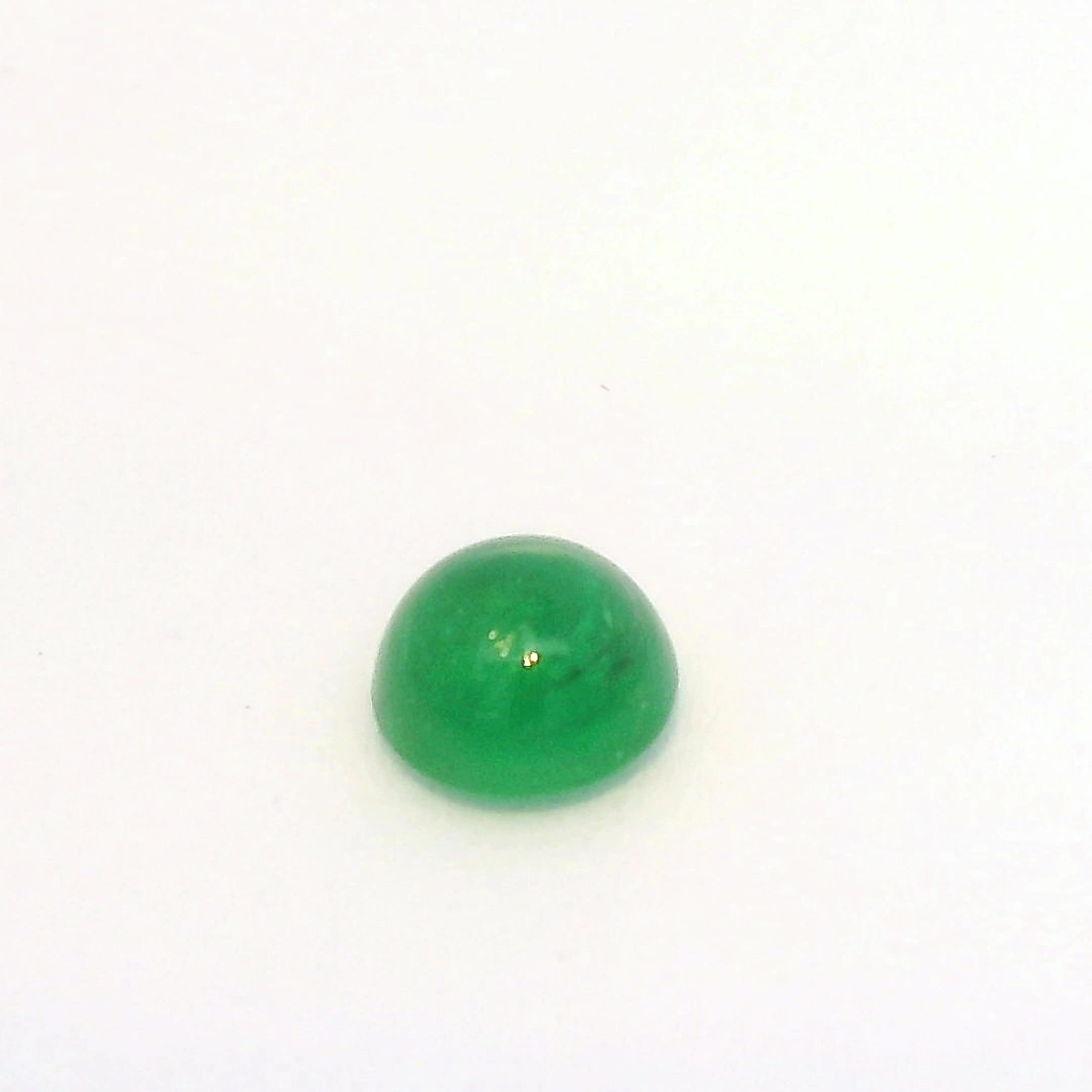 0.40 Carat Green Round Emerald