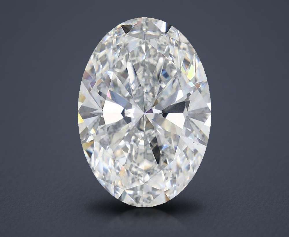 7.41 Carat Oval Lab Diamond