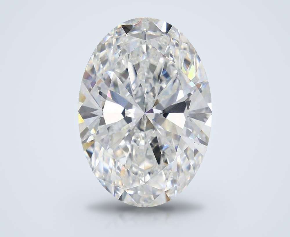 7.41 Carat Oval Lab Diamond