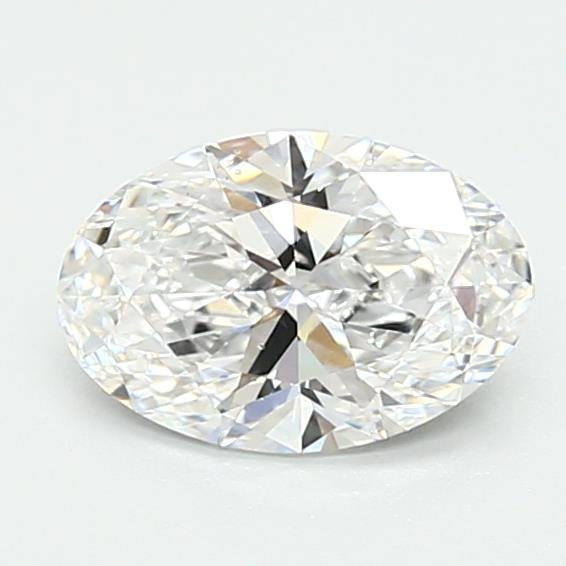 0.98ct D VS1 Rare Carat Ideal Cut Oval Lab Grown Diamond