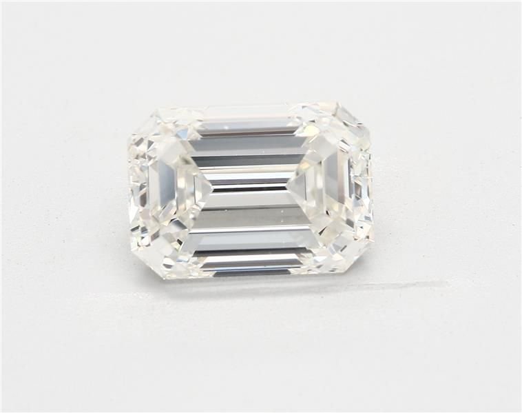3.51ct J VS2 Rare Carat Ideal Cut Emerald Diamond