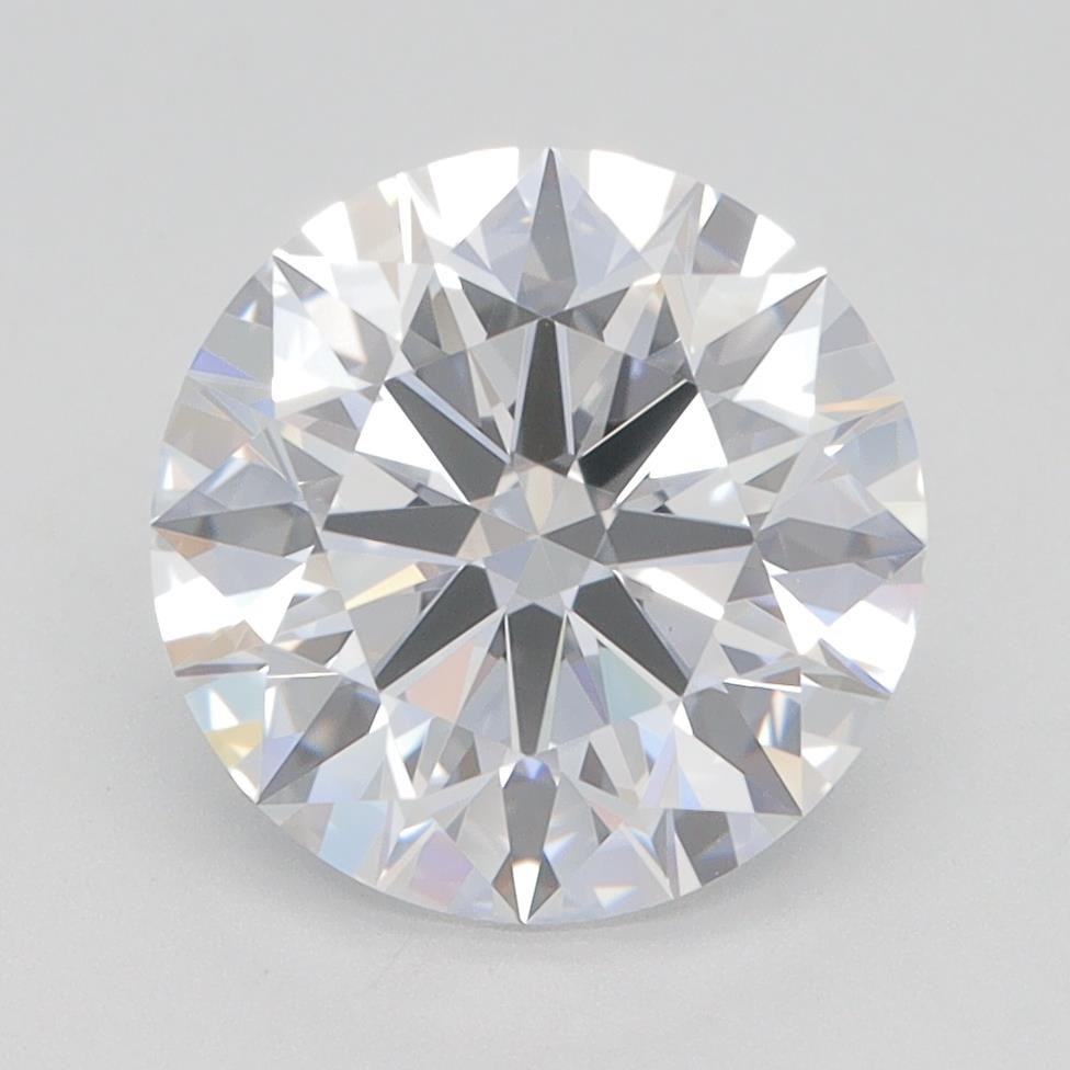 3.08ct E VVS1 Rare Carat Ideal Cut Round Lab Grown Diamond