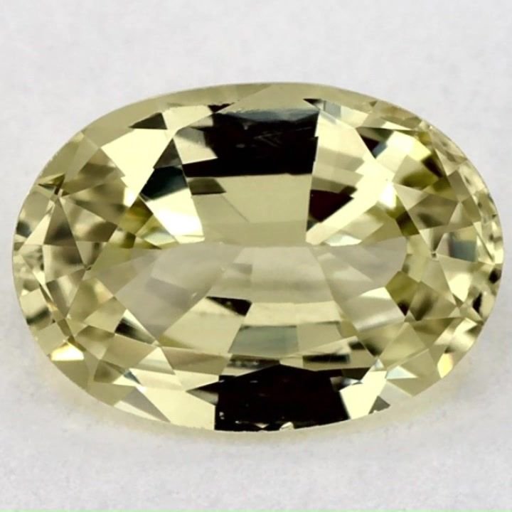 1.25 Carat Green Oval Sapphire