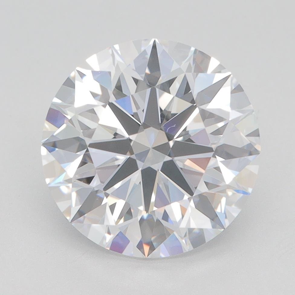 3.35ct D VVS2 Rare Carat Ideal Cut Round Lab Grown Diamond