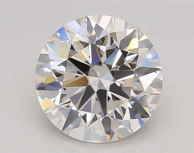 3.09ct F VS1 Rare Carat Ideal Cut Round Lab Grown Diamond