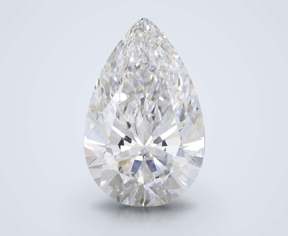 6.43 Carat Pear Lab Diamond