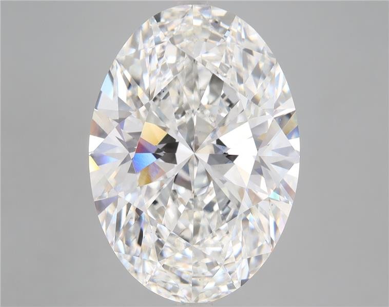 11.04ct F VS2 Rare Carat Ideal Cut Oval Lab Grown Diamond