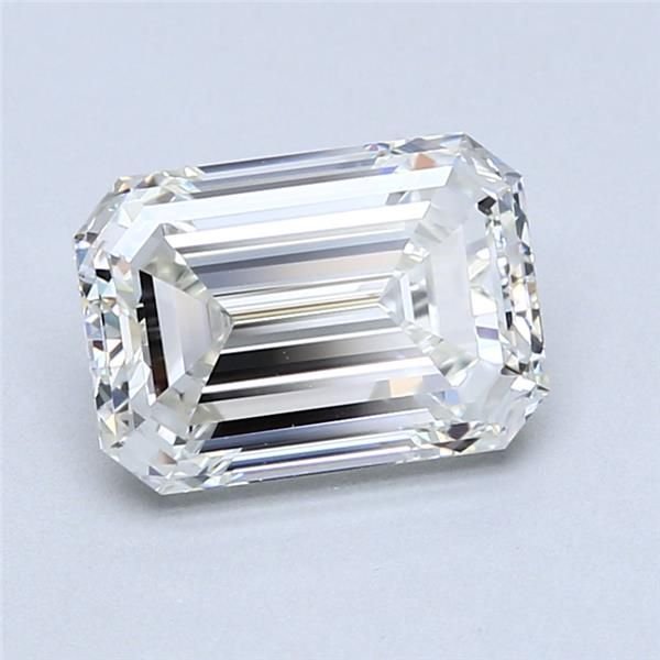 2.50ct I VS1 Rare Carat Ideal Cut Emerald Diamond
