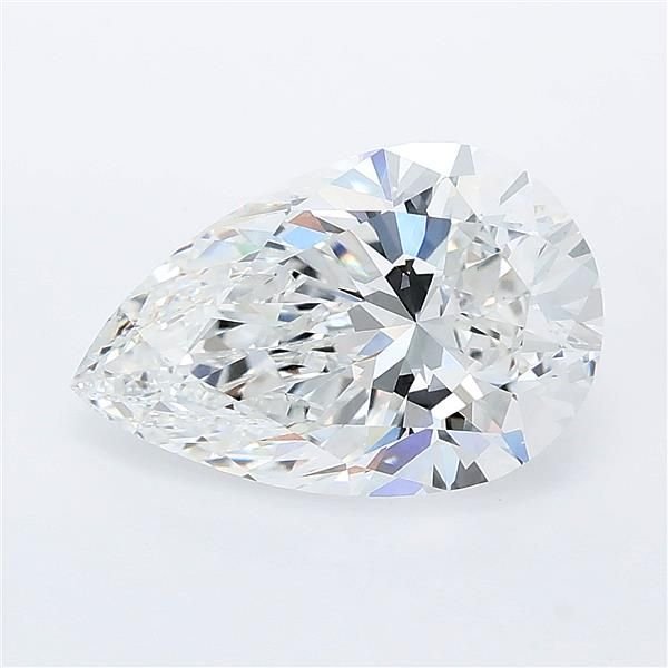 3.53ct E VS1 Rare Carat Ideal Cut Pear Lab Grown Diamond
