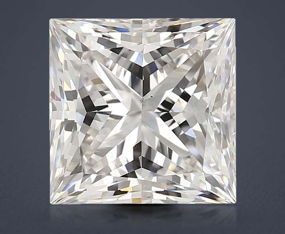1.63 Carat Princess Natural Diamond