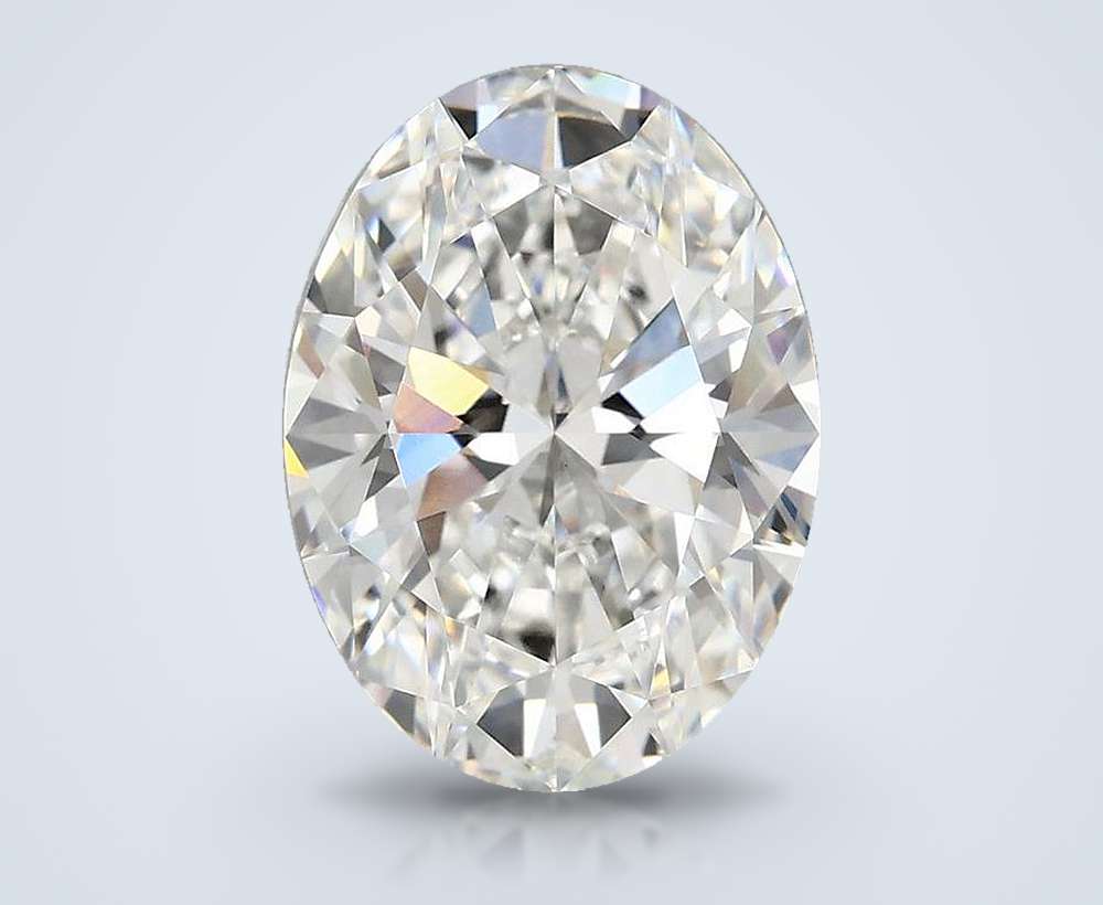 3.76 Carat Oval Lab Diamond