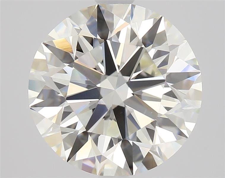 2.71ct K VS2 Rare Carat Ideal Cut Round Diamond