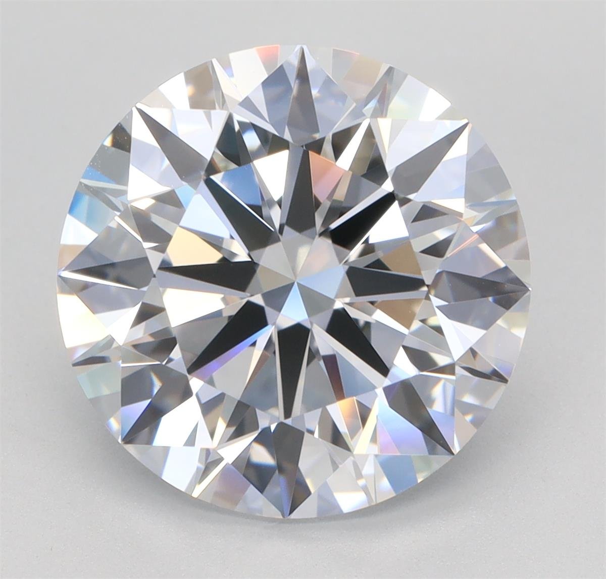 5.02ct F VS1 Rare Carat Ideal Cut Round Lab Grown Diamond