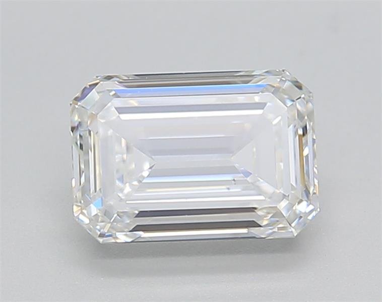 1.51ct E VS2 Rare Carat Ideal Cut Emerald Lab Grown Diamond