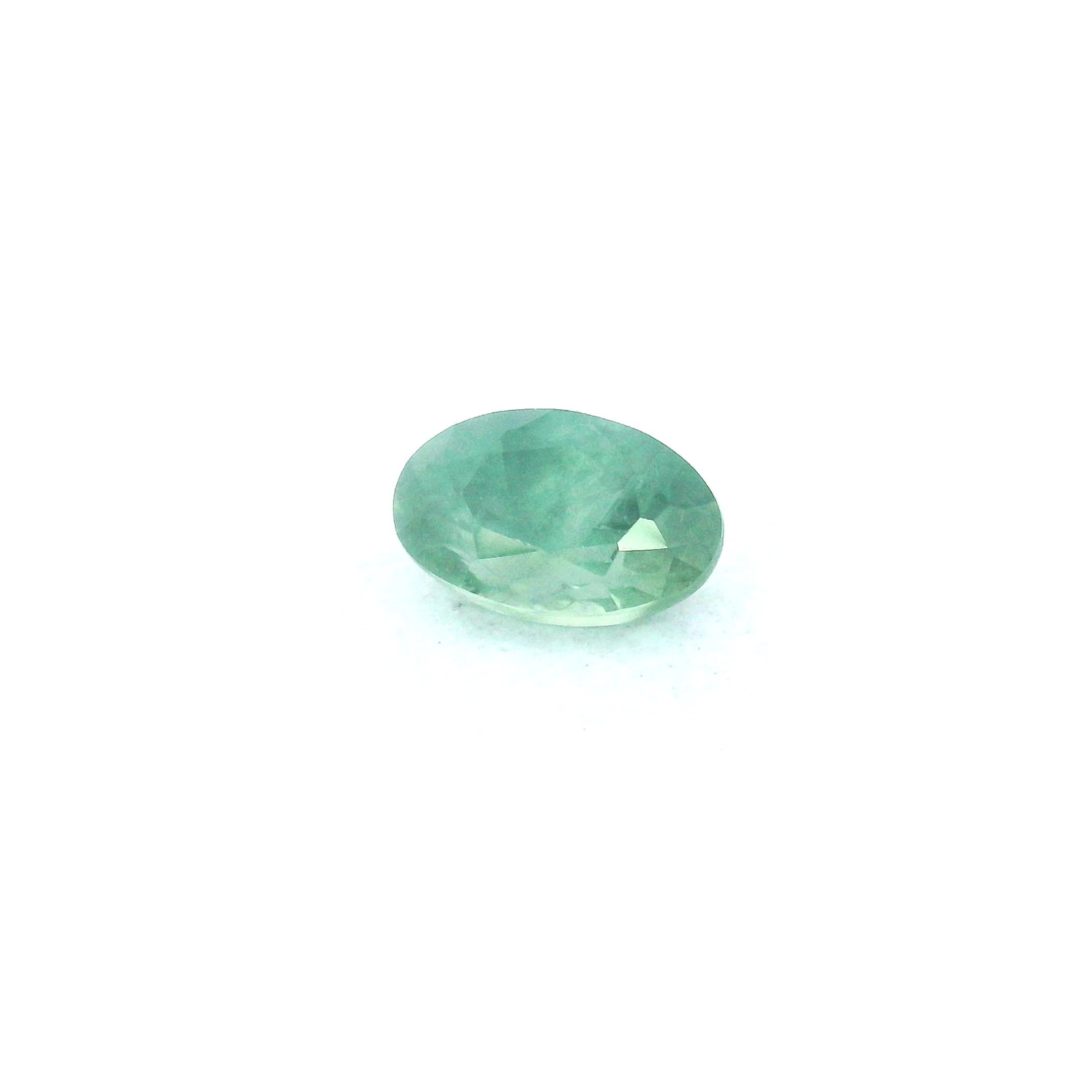 0.45 Carat Green Oval Sapphire