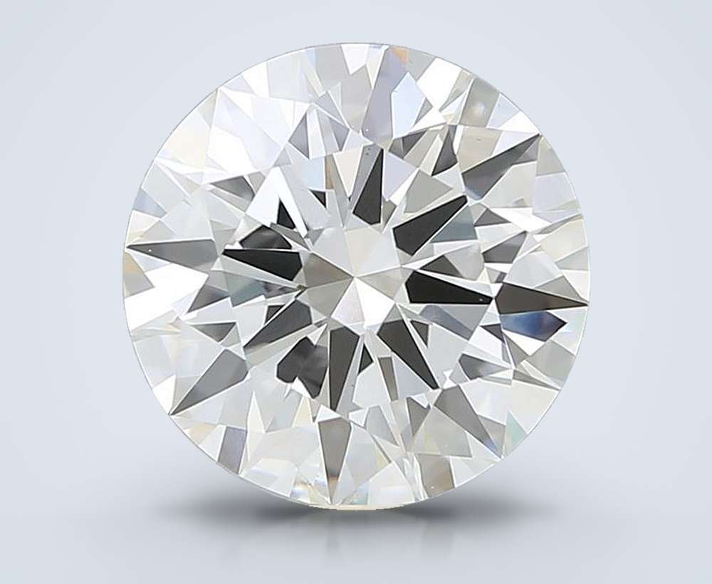 5.74 Carat Round Lab Diamond