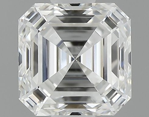 0.52 Carat Asscher Natural Diamond