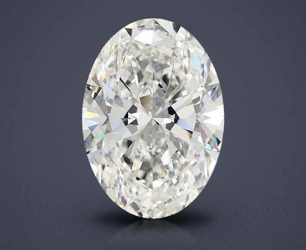 2.45 Carat Oval Lab Diamond