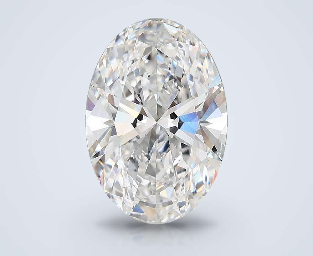3.80 Carat Oval Lab Diamond