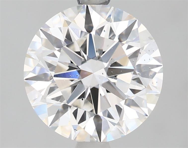 2.52ct F SI1 Rare Carat Ideal Cut Round Lab Grown Diamond