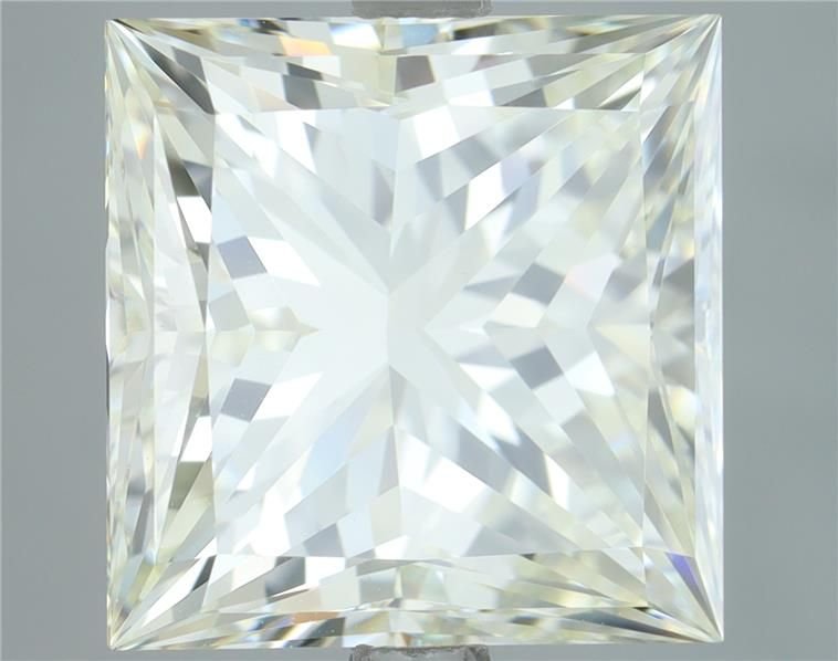 5.07ct J VS1 Rare Carat Ideal Cut Princess Diamond