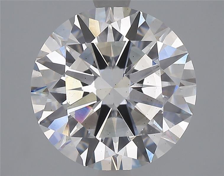 4.01ct F SI1 Excellent Cut Round Lab Grown Diamond