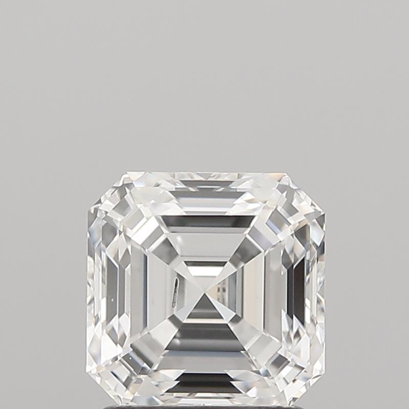 1.56ct D SI1 Rare Carat Ideal Cut Asscher Lab Grown Diamond