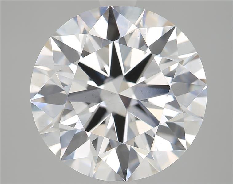 4.14ct D VS1 Rare Carat Ideal Cut Round Lab Grown Diamond