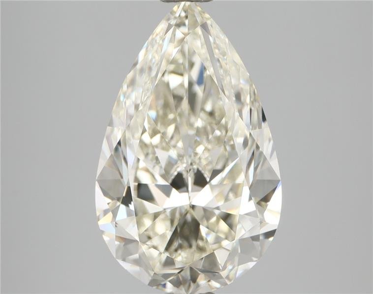 3.03ct K VVS2 Rare Carat Ideal Cut Pear Diamond