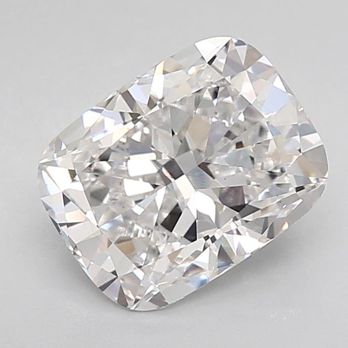 3.08ct F VS1 Rare Carat Ideal Cut Cushion Lab Grown Diamond