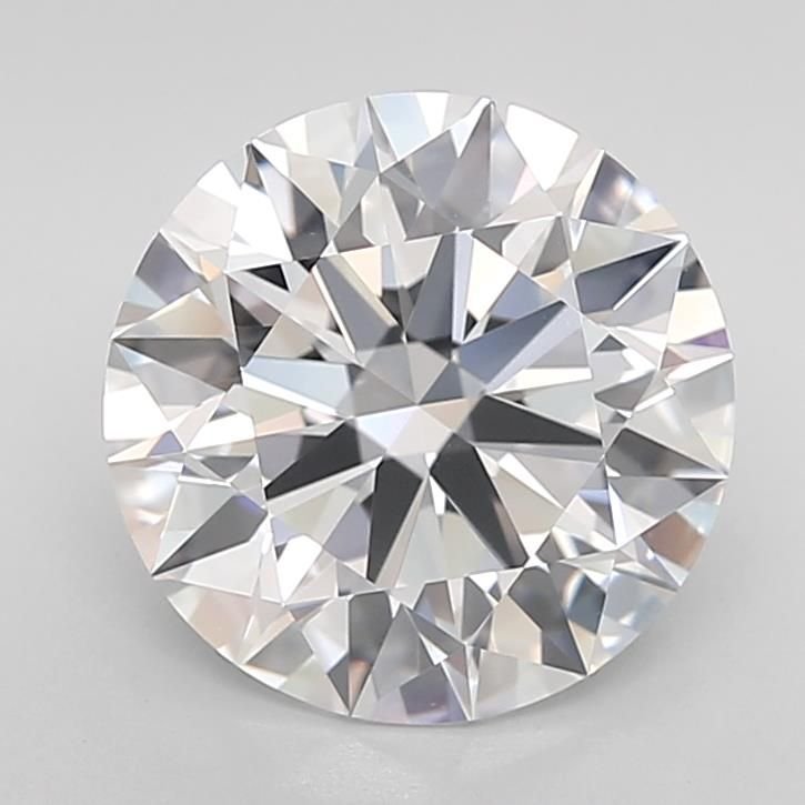 3.17ct D IF Rare Carat Ideal Cut Round Lab Grown Diamond