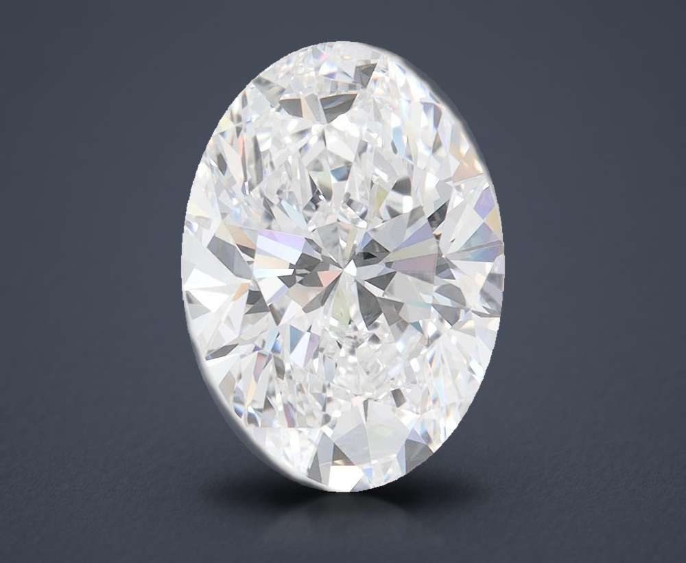 4.00 Carat Oval Lab Diamond