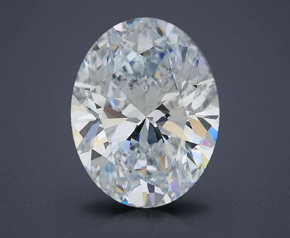 1.00 Carat Oval Lab Diamond
