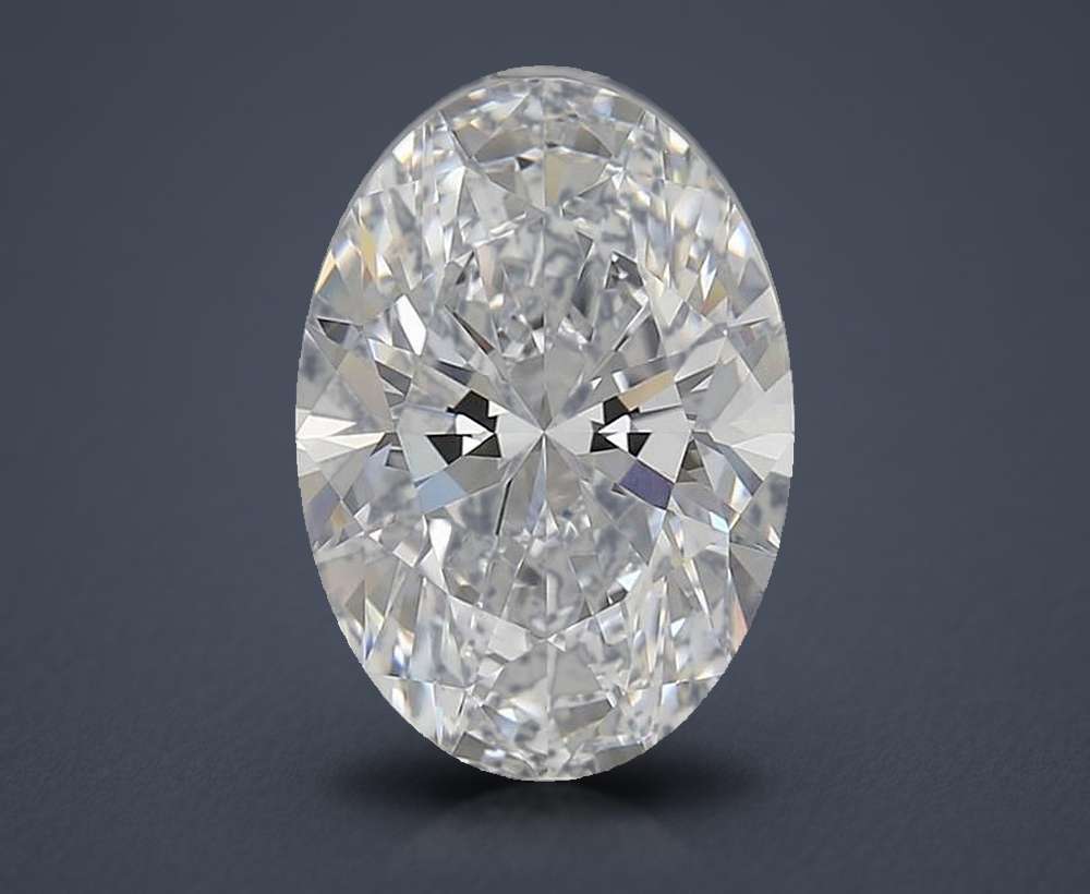 4.00 Carat Oval Lab Diamond