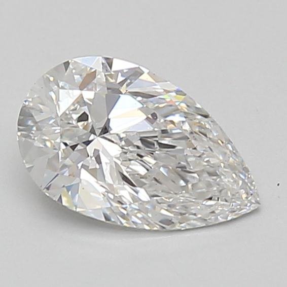 0.97ct D VS2 Rare Carat Ideal Cut Pear Lab Grown Diamond