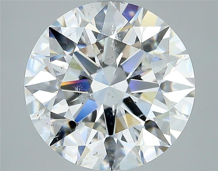 4.31ct G SI2 Rare Carat Ideal Cut Round Diamond