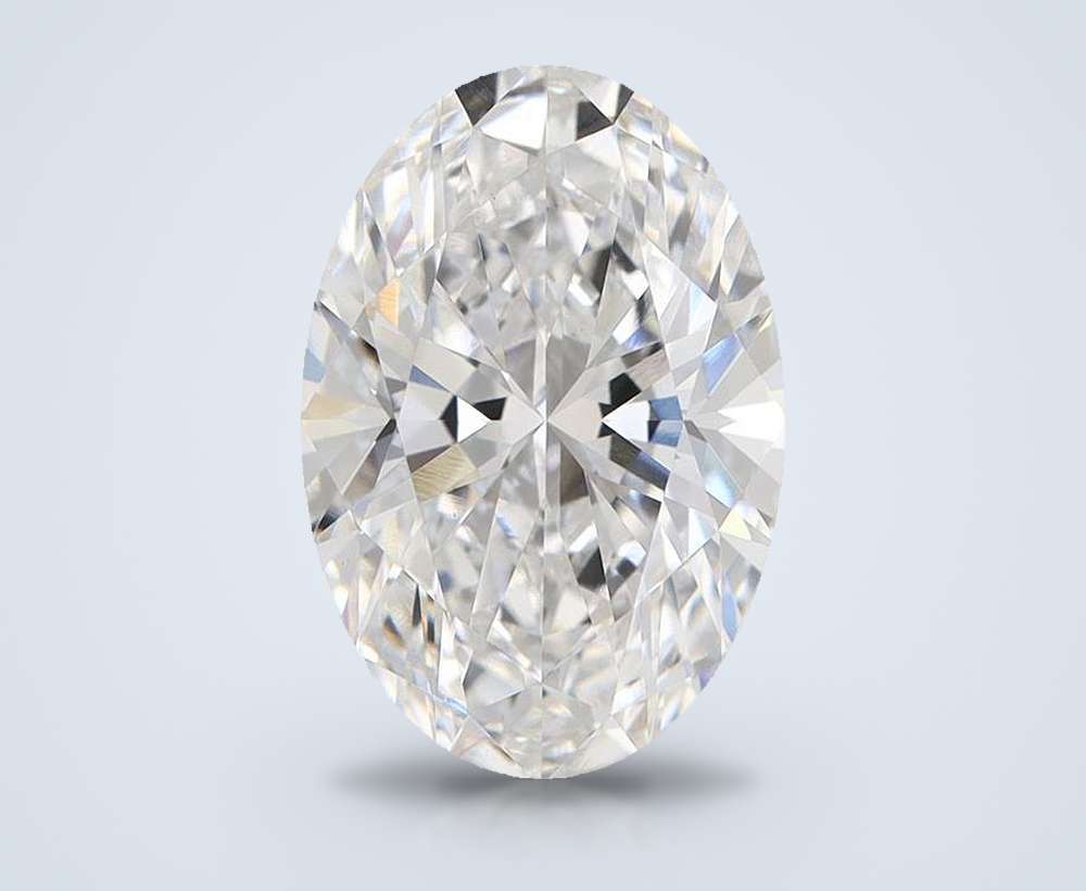 3.83 Carat Oval Lab Diamond